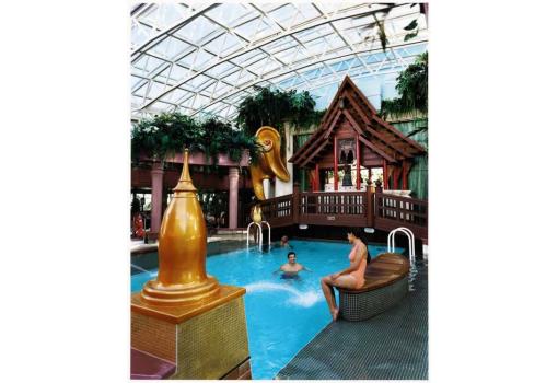 El solarium acristalado del Spa del Jewel of the Seas